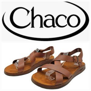 Chaco Rust Women's Brown Sandals Size 9